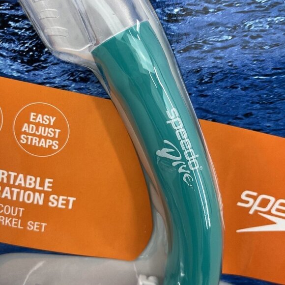 NEW Speedo Junior Comfortable Exploration Reefscout Mask Snorkel Set Age… - Picture 5 of 12